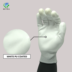 ถุงมือเซฟตี้เคลือบ PU - Product Image 1