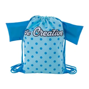 กระเป๋าเด็ก CreaDraw T แบบมีเชือกผูก ปรับแต่งได้ สำหรับสินค้าส่งเสริมการขาย - Product Image 4