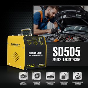 Boyna <span class=keywords><strong>SD505</strong></span> 12V LCD Màu Đỏ Di Động Nhanh Chóng Rò Rỉ Định Vị Ô Tô Khói Máy Kiểm Tra Xe Xe Tải Động Cơ Phân Tích Chẩn Đoán Ống - Product Image 4