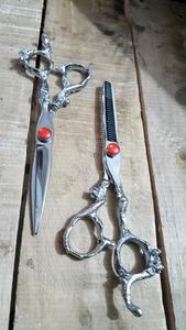 Ensemble de ciseaux de coiffure professionnels Kit de ciseaux de salon de coiffure en acier inoxydable pour la beauté - Product Image 2