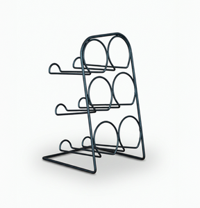 6 Bottle Wine Rack, Metal Wine Rack, Wine Bottle Holder, Countertop Wine Rack, <b>Freestanding</b> Wine Holder, Modern Wine Storage, De - Product Image 2