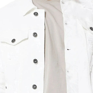 ชุดเสื้อแจ็กเก็ตและกางเกงของผู้ชายกางเกงยีนส์สีสดใหม่สไตล์มีกระดุมที่ทันสมัยดูทันสมัยใส่สบายสำหรับผู้ชาย - Product Image 4