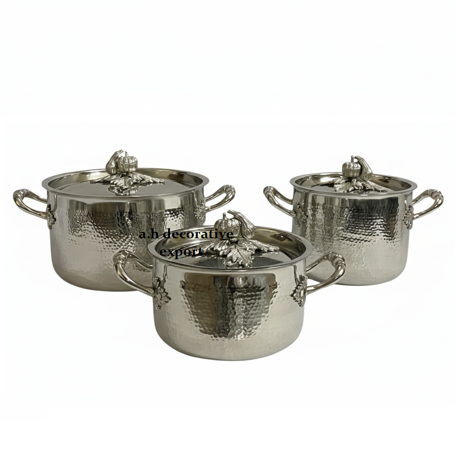 Stainless Steel with Silver Top