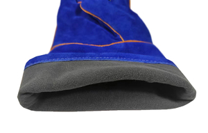 Gants de sécurité en cuir de vache industriels ignifuges avec logo personnalisé et paume renforcée gants de soudage laser standard - Product Image 6