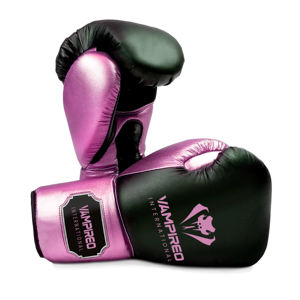 Guantes de boxeo de color con logotipo personalizado, guantes de boxeo de cuero PU resistentes al desgarro con soporte para muñeca, capacidad de marca superior HS - Product Image 5