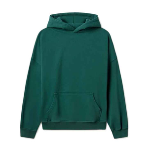 Artículo 2025 Fabricante de tamaño regular Sudadera con capucha desgastada para hombres Industria Tendencia Producto básico algodón mezclado Sudadera con capucha - Product Image 1