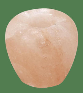 Bougeoir à tambour de sel rose, Bougeoir à bougie chauffe-plat en forme de cylindre de sel de l'Himalaya, Lumière de style cylindre rond à lueur de l'Himalaya - Product Image 6