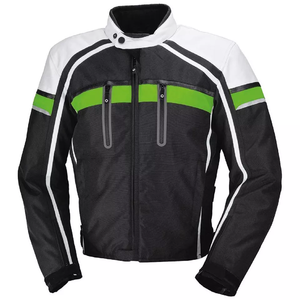 Chaqueta de moto de carreras de motociclista de invierno para hombre, protección completa de cuero, ropa de moto de talla grande, hecha en Pakistán, venta al por mayor - Product Image 6
