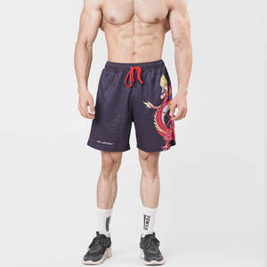 กางเกงขาสั้นเล่นกีฬาออกกำลังกายแบบ2 in 1ของผู้ชายกางเกงขาสั้นวิ่งแห้งเร็วสีตามสั่ง - Product Image 5