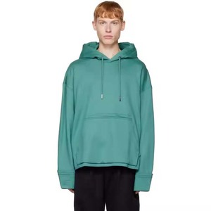 เสื้อสเวตเตอร์แบบสวมศีรษะของผู้ชายเสื้อฮู้ดแบบสวมหัวผ้าคอตตอน20% โพลีเอสเตอร์330gsm หนาอบอุ่นสำหรับฤดูหนาวโลโก้ที่กำหนดเองขายส่ง - Product Image 6