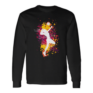 Camiseta de manga larga para atacante de voleibol, diseño deportivo, talla unisex para adultos - Product Image 2