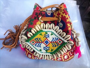 Bolso de mano hecho a mano con cuentas para compras nocturnas, bolso de mano, bolso de mensajero de estilo bohemio para mujer, borla de moda India - Product Image 5