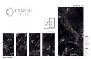 Porcelana 600 X1200 mm Boston Blue Floor Azulejos Azul Alto brillo Azulejo Antideslizante Tendencia Estilo de azulejo - Product Image 4