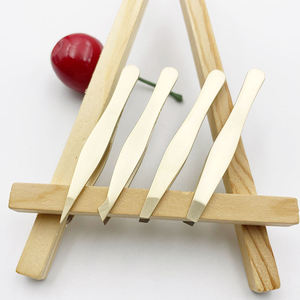 Pinzas duraderas de acero inoxidable para aplicación de extensión de pestañas, herramienta de alta precisión para técnicos de salón - Product Image 5