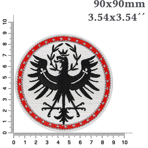 Patch de haute qualité Broderie à la machine Conception personnalisée Logo personnalisé Machine brodée Tissu sergé Adhésif Merrow Bordure - Product Image 4