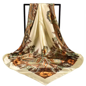 Écharpe en satin de soie imprimée à motifs de poker, très vendue, bon marché, pour sac, bracelet, ruban, foulard, enveloppe de sac, écharpe de sac, prix de gros, OEM - Product Image 1