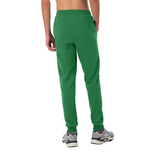 Pantalons pour hommes avec logo personnalisé Pantalon de survêtement taille haute 100% Polyester Jogger de couleur unie avec poches Pantalons décontractés de haute qualité pour hommes - Product Image 6