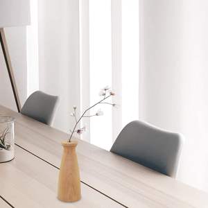 Jarrón de madera natural, alto, cónico, compuesto, florero de madera, florero floral decorativo pequeño, decoración del hogar, centros de mesa, arreglo - Product Image 5