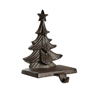 Soporte de calcetín de metal de alta calidad diseño de árbol de Navidad para fiesta festiva y accesorios decorativos de Navidad a la venta - Product Image 1