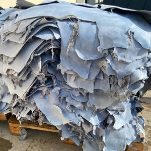 Cuero dividido azul húmedo orgánico de primera calidad al por mayor-cuero de vaca duradero para guantes sofá ropa Fabricación de artículos de cuero - Product Image 1