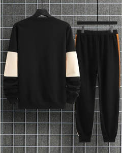 Conjunto de chándal de punto informal de 2 piezas para hombre y mujer - Product Image 2