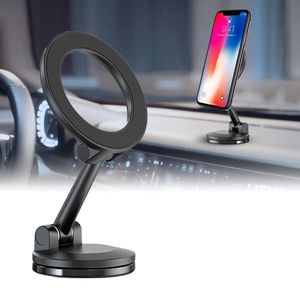 Supporto magnetico per auto regolabile in altezza con Base rotante a 360 ° supporto flessibile per cruscotto per tutti i modelli di telefono - Product Image 6