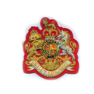 High Quality New Latest Embroidered <b>Badges</b> Hand-Woven Bullion Wire and Bead Decoration Sew-On Type - Product Image 6