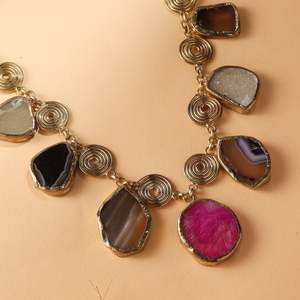 Collier de déclaration pour femmes à la mode multicolore bohème bijoux faits à la main pour la fête - Product Image 2