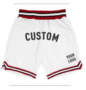 Pantalones cortos de baloncesto para hombre al por mayor, ropa deportiva de secado rápido, pantalones cortos de baloncesto personalizados bordados - Product Image 5