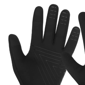 Gants de course chauds réfléchissants en polyester résistants à l'eau pour hommes Grip à écran tactile Entraînement en plein air Vêtements de sport coupe-vent - Product Image 5
