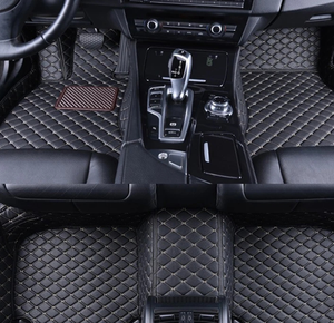 (T&D) Alfombrillas de Coche Ajustables de Moda, Alfombrillas de PVC y Cuero 3D, Alfombras para Piso de Coche, Alfombrillas 5D - Product Image 3