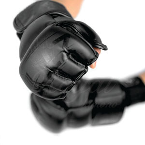 Vente chaude Personnalisé Formation Professionnelle MMA Gants De Boxe Bonne Qualité En Cuir PVC Sans Doigts Sparring Gear pour Taekwondo - Product Image 2