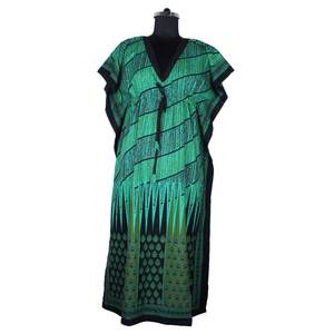 2025 Hot Sale African Batik Long Kaftan Plus Size Dresses <b>Women</b> KFCL003 Manufacturer <b>Women's</b> Wear Designer Indian Cotton <b>Kimono</b> - Product Image 1