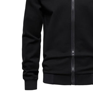 Chaqueta de béisbol universitaria de algodón con estampado de logotipo personalizado para hombre - Product Image 6