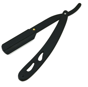 Maquinilla de afeitar recta NEGRA de alta calidad para el uso de la axila del bikini del cuerpo de la cara - Product Image 6