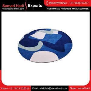 Premium Qualité Logo Personnalisé Artisanal Brodé À La Main Écologique Luxueux Coton Tapis Haute Vente - Product Image 4