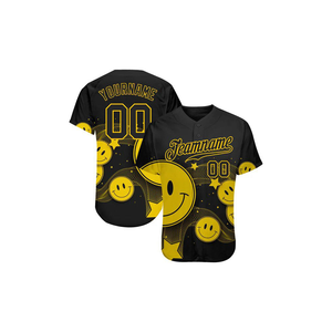 Camisetas de Béisbol Personalizadas 2025, Nuevas, Transpirables, Impresas, Color Personalizado, Uniformes Unisex, 100% Poliéster, Cuello en V, Secado Rápido - Product Image 5