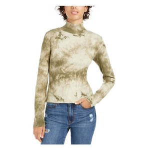 Haut décontracté à col montant tie-dye Planet Gold Junior vert taille M - Product Image 1