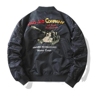 OEM personalizado de los hombres de invierno sin mangas abrigos cálidos chaqueta de lona con bordado estilo de la calle - Product Image 5