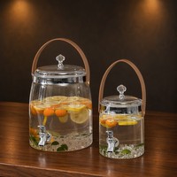 Carafe à eau portable en plastique avec robinet, distributeur de boissons froides, PET de qualité alimentaire 18,5 L, pour pique-nique familial et usage extérieur, logo personnalisé en gros