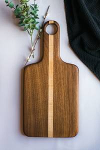 GUÍA Venta al por mayor Rectángulo sólido Tabla de cortar de madera de acacia Cocina casera Bloque de cortar de palisandro Fabricante transfronterizo - Product Image 3