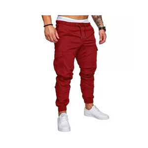 Venta al por mayor de alta calidad Casual Gym Pantalones Flocado impresión Athleisure Deportes LOGO personalizado 100% algodón pantalones de chándal de los hombres - Product Image 3