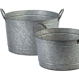 Maceta de metal para jardín, maceta de flores de autoriego para cultivo de plantas de jardinería, macetas de flores modernas - Product Image 1