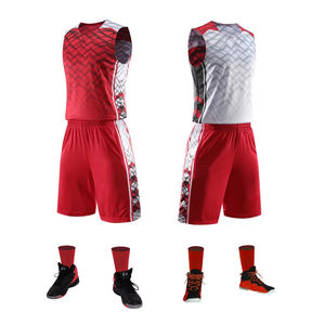 Uniformes de basket-ball professionnels au meilleur prix, ensembles grande taille respirants pour les techniques imprimées de la saison estivale - Product Image 3