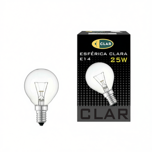 Clear 25W E14 Incandescent Spherical <b>Bulb</b> - Product Image 2
