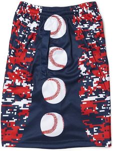 Short de basket-ball en maille pour homme 5 pouces XS Baseball Graphic Workout Impression personnalisée Vente en gros Logo Sportswear Double short pour homme - Product Image 5