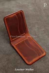 Cartera de cuero de alta calidad para hombres, precio al por mayor seguro, carteras clásicas hechas a mano, uso comercial, elegante, increíble cartera para hombres - Product Image 5