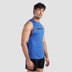 <b>Men</b> Polyester Tank Top <b>Ribbed</b> Cotton <b>Vest</b> Lightweight and Breathable Perfect for Daily Layering Gym Workout and Comfortable - Product Image 3