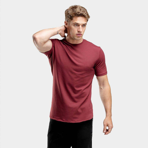 Camiseta de bambú para entrenamiento personalizada al por mayor, ropa deportiva atlética masculina para gimnasio, ropa de gimnasio activa para hombre - Product Image 6