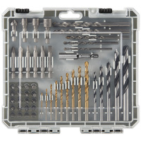Ensemble d'accessoires multifonctionnels pour perceuse 101 pièces, jeu de forets et embouts, accessoires en acier rapide et en acier au carbone